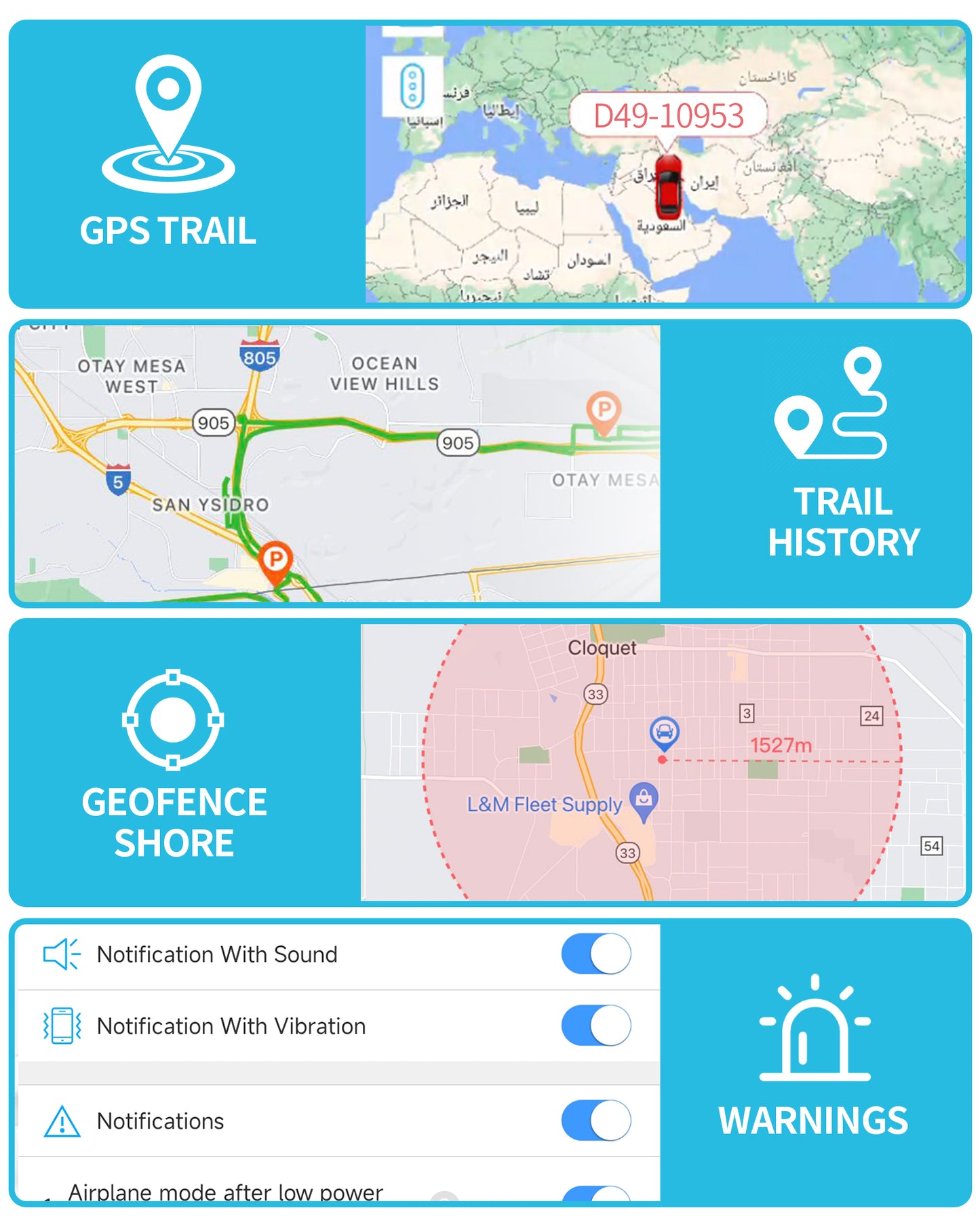 Traqueur GPS OBD II pour Camions, Taxis - OB22