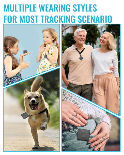 Mini portable tracker for family and pets