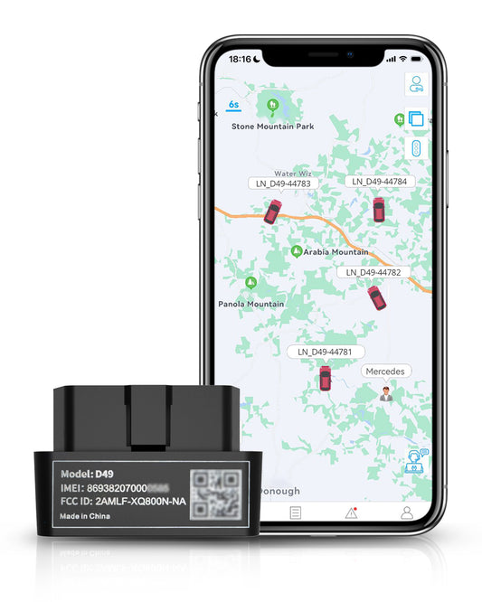 LNCOON D49,4G OBD GPS Tracker for Cars