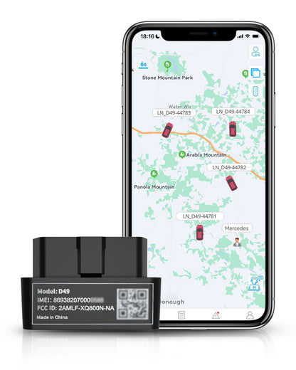 Rastreador GPS OBD II para Caminhões, Táxis - OB22