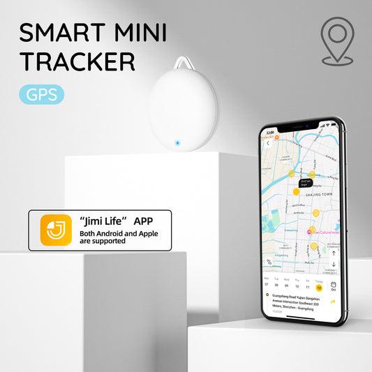 LNCOON PB704 GPS Tracker - 80dB Buzzer, 10-Month Battery, IP65 Waterproof, Tiny 12g Design | GPS Tracker Like Airtag for Pets, Keys, Cars & Valuables