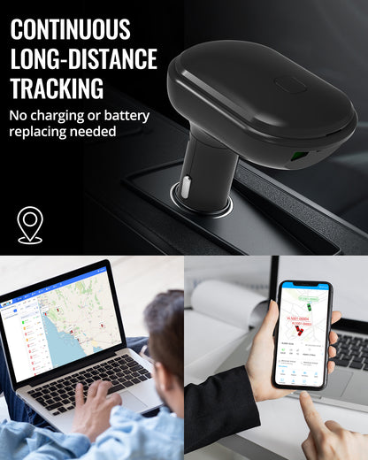 4G Cigarette Lighter Charger with GPS Tracker for Car - VL501 / D51 LNCOON