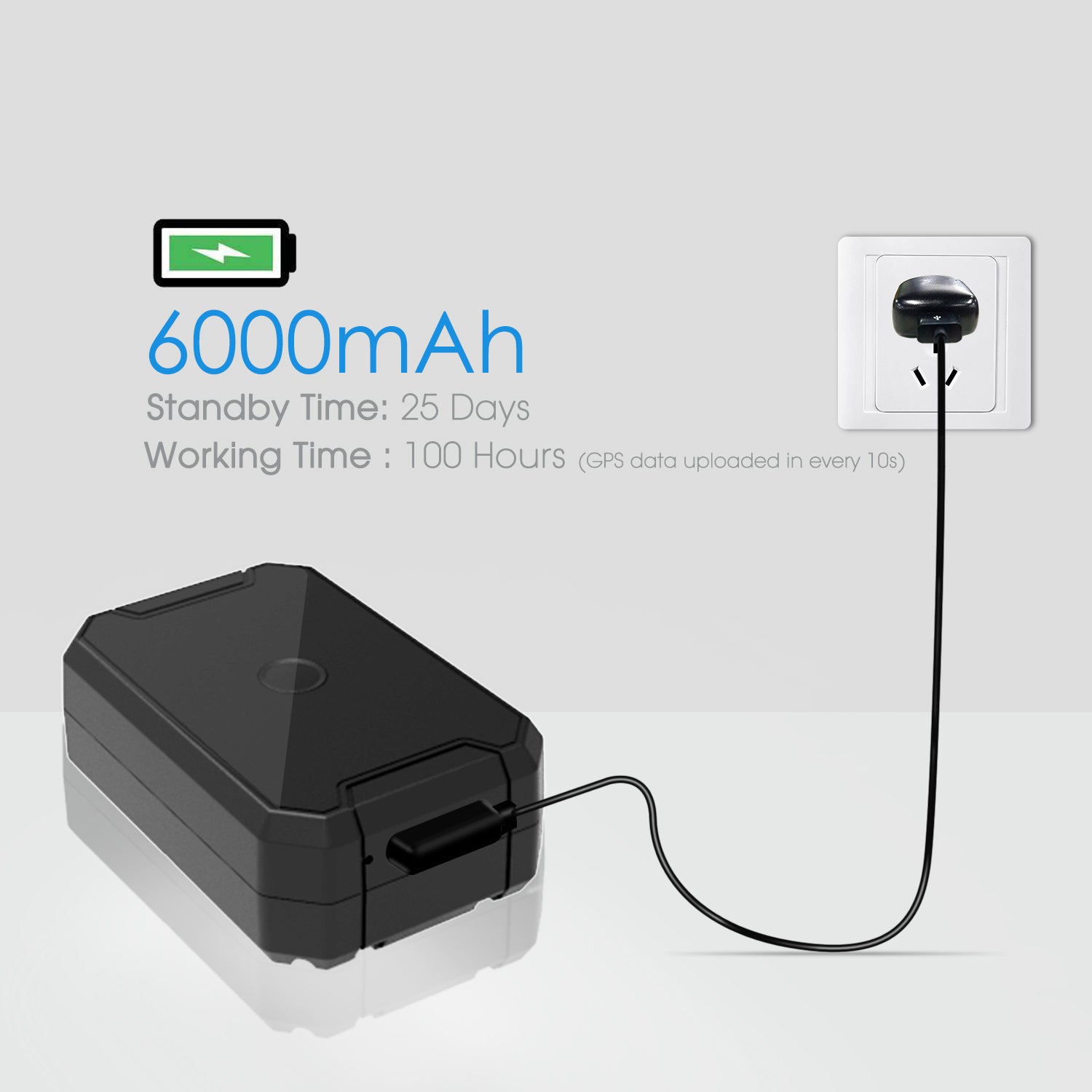 Magnetic GPS Tracker with 6000mAh Battery - AT1 LNCOON