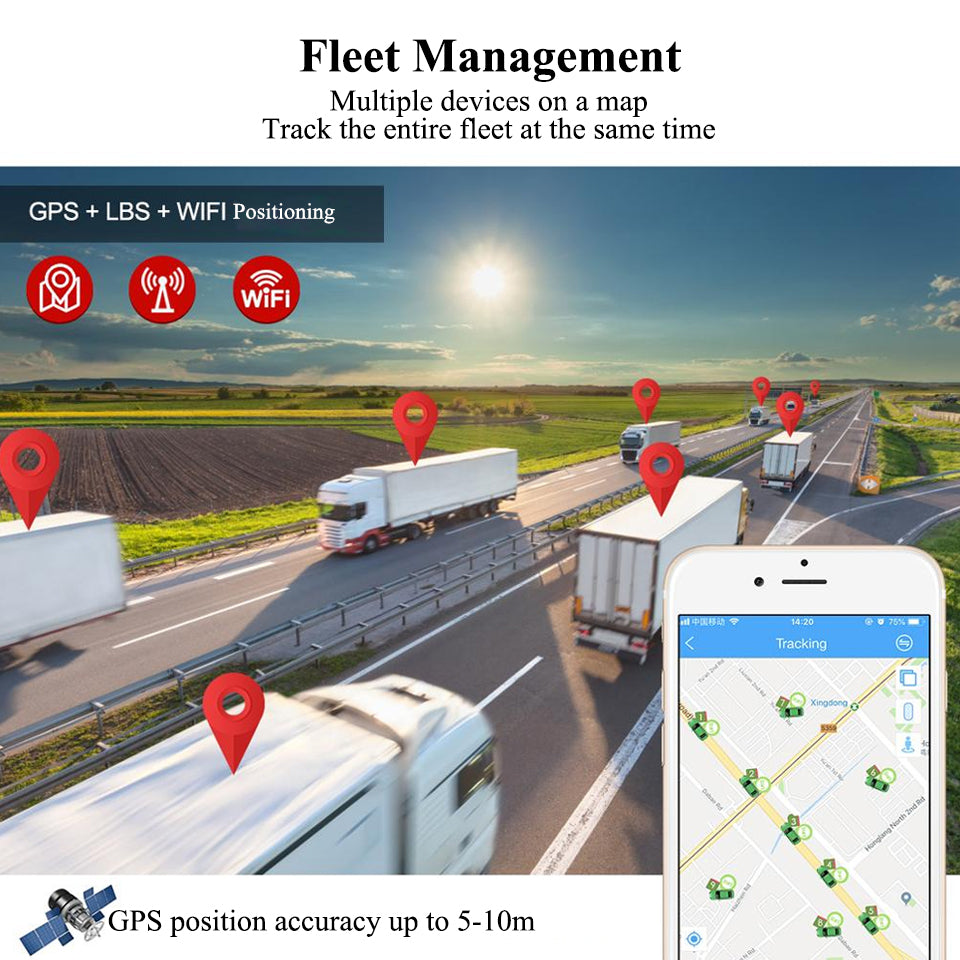 Magnetic GPS Tracker with 6000mAh Battery - AT1 LNCOON