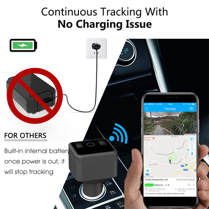 Cigarette Lighter Charger with GPS Tracker for Car - HVT001 LNCOON